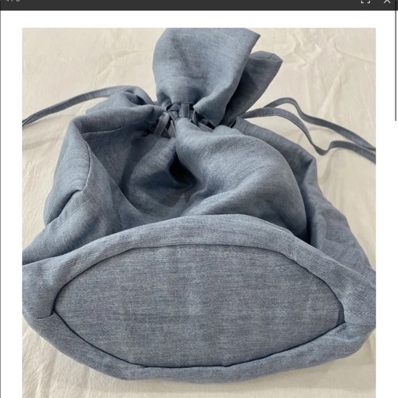 Large Cult Gaia Linen Drawstring Bag - Picture 4 of 7